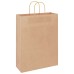 250 db barna papírzacskók fogantyúkkal 32x12x42 cm