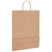 250 db barna papírzacskók fogantyúkkal 32x12x42 cm