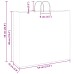 250 db barna papírzacskók fogantyúkkal 54x15x49 cm