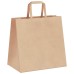 250 db barna papírzacskók fogantyúkkal 26x17x25 cm