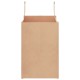 250 db barna kraft papírzacskók fogantyúkkal 26x17x25 cm
