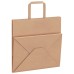 250 db barna papírzacskók fogantyúkkal 26x17x25 cm