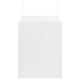 250 db fehér kraft papírzacskók fogantyúkkal 32x22x28 cm
