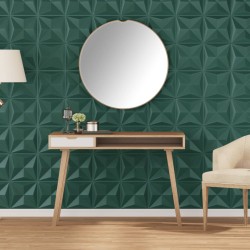 12 db zöld xps origami fali panel 50 x 50 cm 3 m²