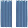 2 db királykék voile függönyök grommets