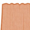 2 db terrakotta voile függönyök rúd zsebekkel