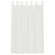 2 db fehér voile függönyök rúd zsebekkel