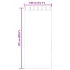 2 db almazöld fátyolfüggönyök fülecske tetejével 140x260 cm