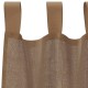 2 db világosbarna fátyolfüggönyök hurokkal 140x245 cm 2 db világosbarna fátyolfüggönyök hurokkal 140x245 cm