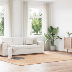 Bézs poliészter hosszú szálú navarra bozontos szőnyeg 200x290cm