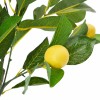 Zöld mesterséges citromfa 234 levéllel 90 cm