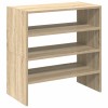 2 db sonoma tölgy cipőtartó állvány halmozható 60 x 30 x 30,5cm