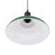 Függesztéklámpa magassága állítható e27 fényes zöld ø31cm fém