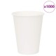 1000 db fehér papír kávéscsészék 12oz 300ml
