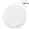 1000 db fehér műanyag papír kávéscsésze fedelek ø90mm 12oz 16oz