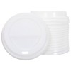 1000 db fehér műanyag papír kávéscsésze fedelek ø90mm 12oz 16oz