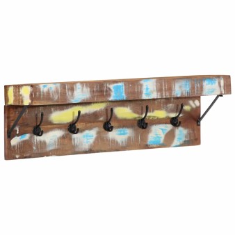 Kabáthorog sokszínű 73 x 19 x 23 cm tömör újrahasznosított fa