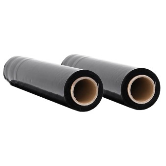 Stretch fólia 2 pcs fekete 17 μm 50 cm x 150 m