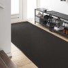 Ajtószőnyeg fekete 120 x 350 cm 100% poliamid