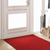 Ajtószőnyeg piros és fekete 120 x 250 cm 100% poliamid