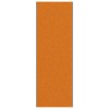 Ajtószőnyeg narancs és fekete 120 x 350 cm poliamid és pvc