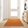 Ajtószőnyeg narancs és fekete 120 x 400 cm poliamid és pvc