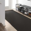 Ajtószőnyeg fekete 120 x 350 cm 100% poliamid