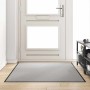 Ajtószőnyeg szürke és fekete 120 x 180 cm 100% poliamid