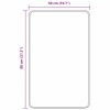 Csúszásmentes fürdőszőnyeg piros 50 x 80 cm pp