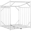 Tűzifa állvány esővédővel 100,5x80,5x110,5 cm horganyzott acél