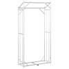 Tűzifa állvány esővédővel 100x40x200 cm horganyzott acél
