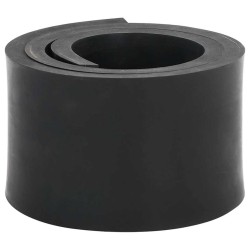 Gumiszegély hókotróhoz fekete 80x10x1 cm