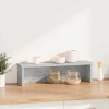 Konyhai állvány rakodható beton szürke 60x15x16 cm gépelt fa