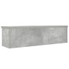 Konyhai állvány rakodható beton szürke 60x15x16 cm gépelt fa