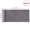 Szürke csúszásmentes takarófilc 25 m 280 g/m²