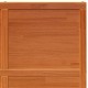 Istállóajtó viaszbarna 100 x 208 cm tömör fenyőfa