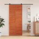 Istállóajtó viaszbarna 90 x 208 cm tömör fenyőfa