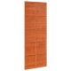 Istállóajtó viaszbarna 80 x 208 cm tömör fenyőfa