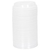 1000 db papír kávéscsészék fedővel 16oz 400ml