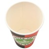 1000 db papír kávéscsészék fedővel 16oz 400ml