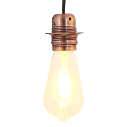 2 db vörös bronz lámpatartók e27