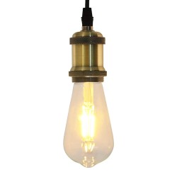 2 db bronz lámpatartók e27