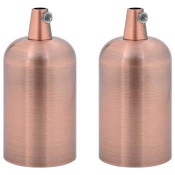 2 db vörös bronz lámpatartók e27