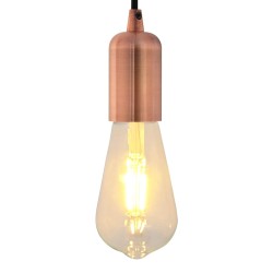 2 db vörös bronz lámpatartók e27