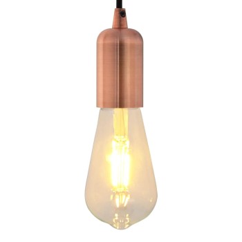 2 db vörös bronz lámpatartók e27