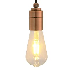 2 db vörös bronz lámpatartók e27