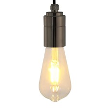 2 db fényes fekete lámpatartók e27