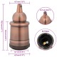 2 db vörös bronz lámpatartók e27 2 db vörös bronz lámpatartók e27