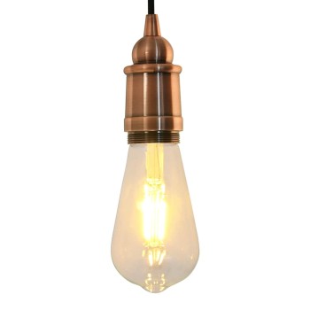 2 db vörös bronz lámpatartók e27