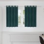Sötétítő függönyök 2 pcs sötétzöld 140 x 140 cm bársony